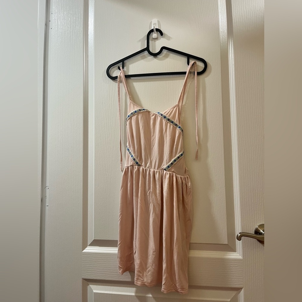 POL floral pink tank top bohemian, floral, lace